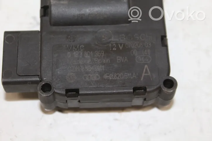 Audi A6 S6 C6 4F Motorino attuatore aria 4F0820511A