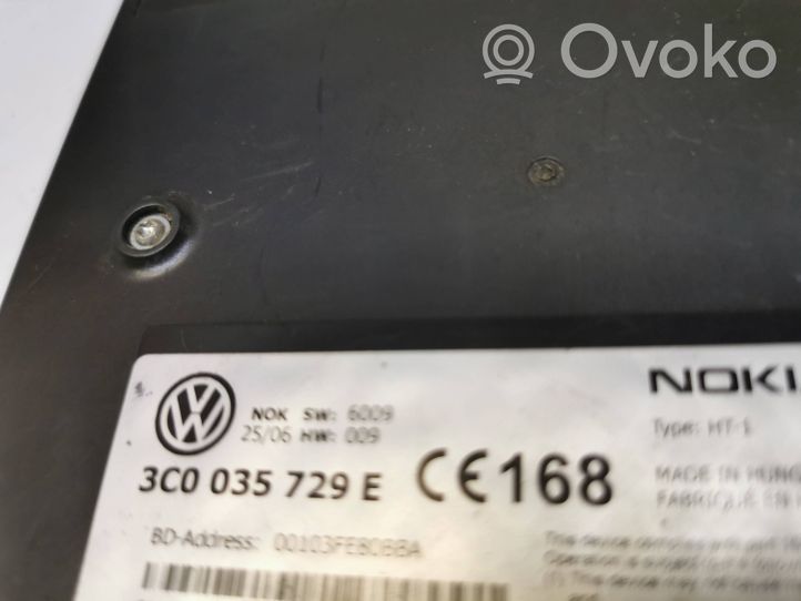 Volkswagen PASSAT B6 Unidad de control/módulo del teléfono 3C0035729E