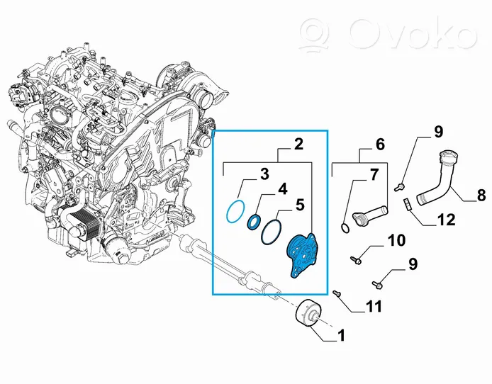 Alfa Romeo Stelvio other engine part 55273897