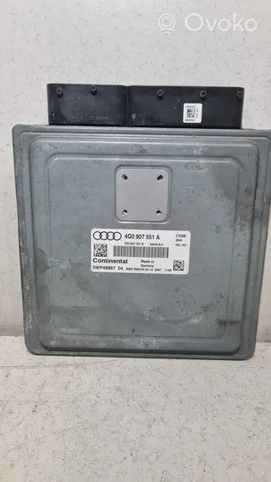 Audi A6 C7 Centralina/modulo del motore 4G0907551A