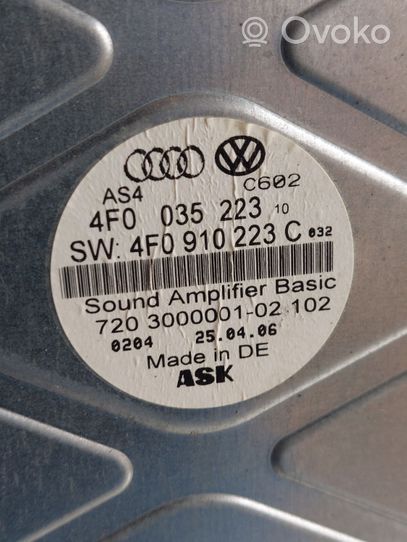 Audi A6 S6 C6 4F Garso stiprintuvas 4F0035223