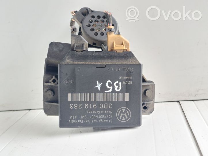 Volkswagen PASSAT B5.5 Unité de commande, module PDC aide au stationnement 3B0919283