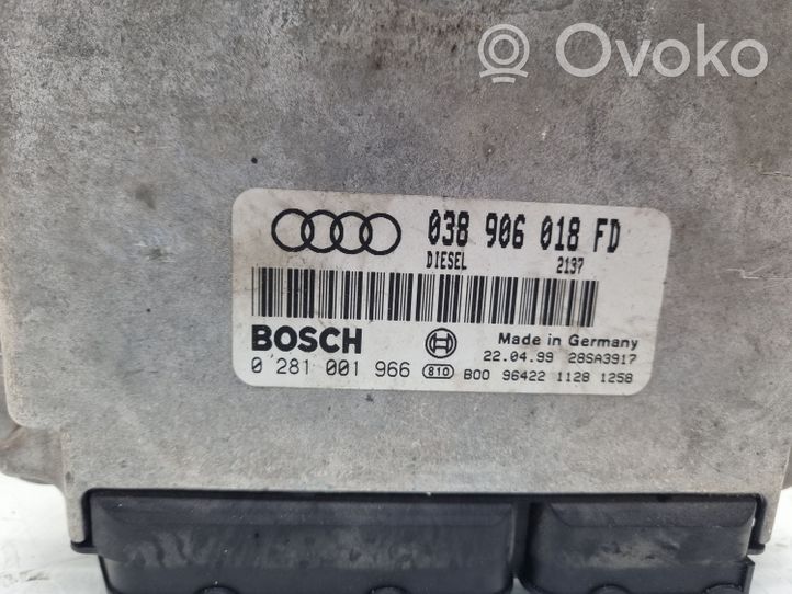 Audi A4 S4 B5 8D Calculateur moteur ECU 038906018FD