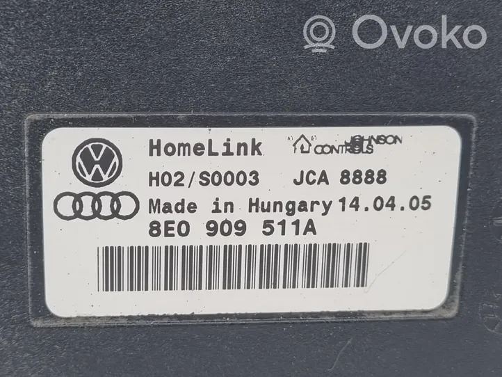 Audi A3 S3 8P Autotallin oven avauskytkin 8E0909511A