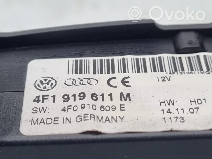 Audi A6 S6 C6 4F Console centrale, commande de multimédia l'unité principale 4F1919611M