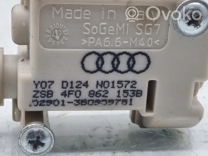 Audi A6 S6 C6 4F Degvielas tvertnes elektriskā slēdzene 4F0862153B