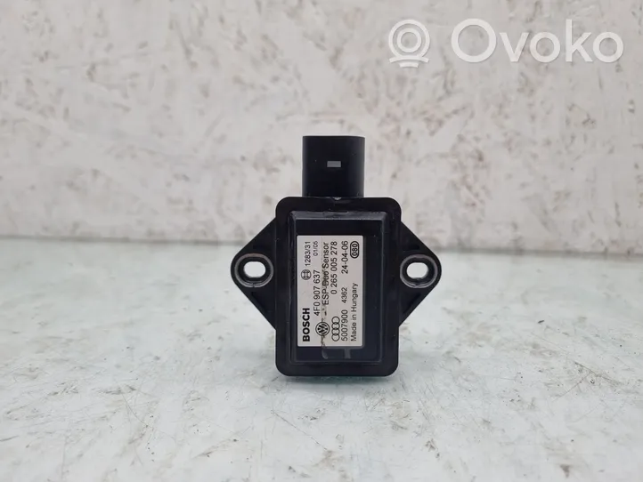 Audi A6 S6 C6 4F ESP acceleration yaw rate sensor 4F0907637