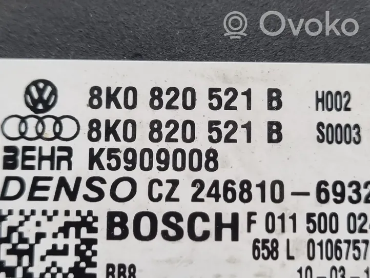 Audi A4 S4 B8 8K Lämpöpuhaltimen moottorin vastus 8K0820521B