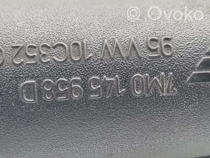 Seat Alhambra (Mk1) Wąż / Rura intercoolera 7M0145958D