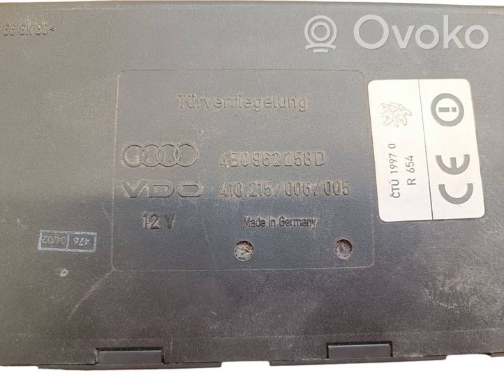 Audi A6 S6 C5 4B Module confort 4B0962258D