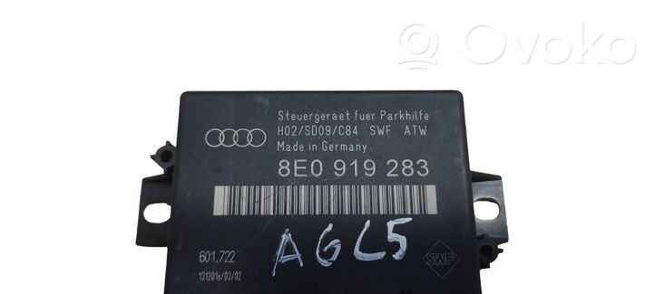 Audi A6 S6 C5 4B Pysäköintitutkan (PCD) ohjainlaite/moduuli 8E0919283