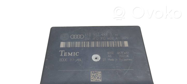 Audi A8 S8 D3 4E Module de passerelle 4F0907468D