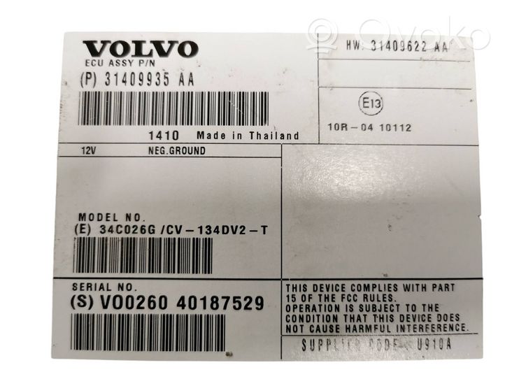 Volvo S60 Endstufe Audio-Verstärker P31409035AA