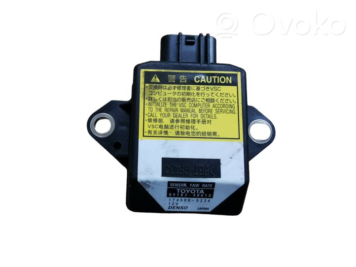 Toyota Prius (XW20) Sensore di imbardata accelerazione ESP 8918348010