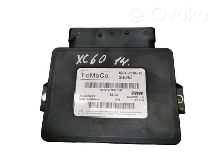 Volvo XC60 Modulo di controllo del freno a mano 6G912598CF