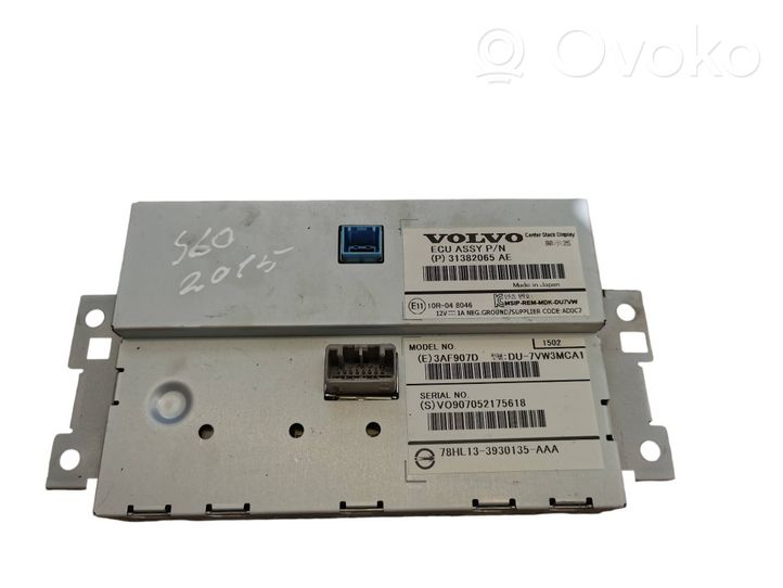 Volvo S60 Monitor/display/piccolo schermo 31382065