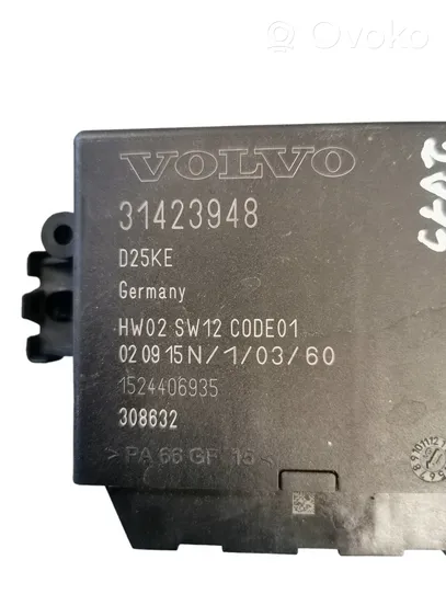 Volvo V60 Sterownik / Moduł parkowania PDC 31423948