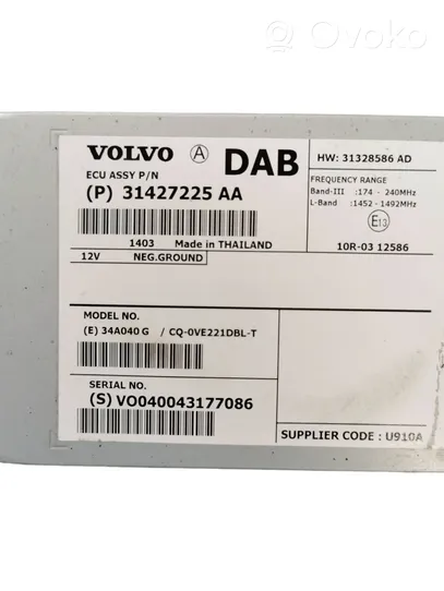 Volvo V60 Antenna control unit 31427225AA