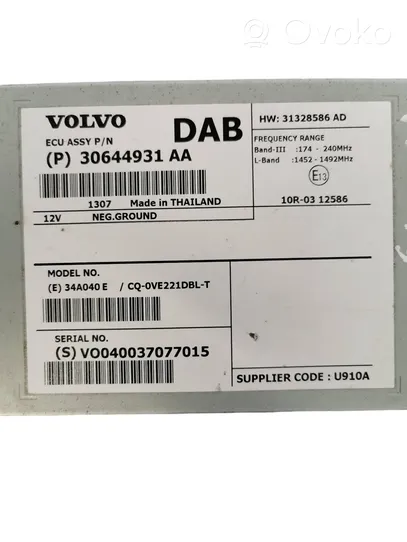 Volvo V60 Moduł / Sterownik anteny 30644931AA