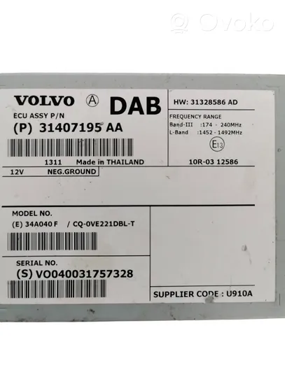 Volvo V60 Centralina antenna 31407195AA