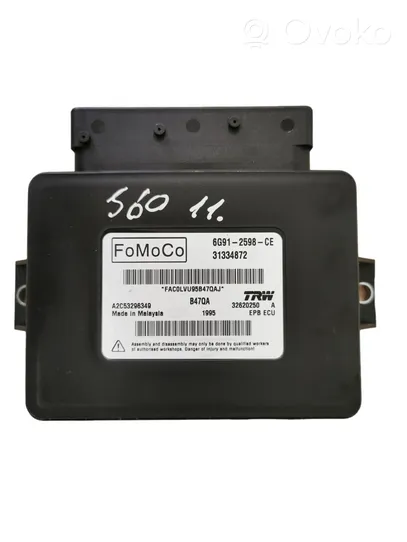 Volvo S60 Hand brake control module 6G912598CE