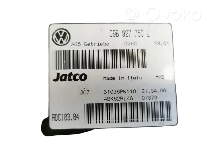 Volkswagen Sharan Module de contrôle de boîte de vitesses ECU 09B927750L