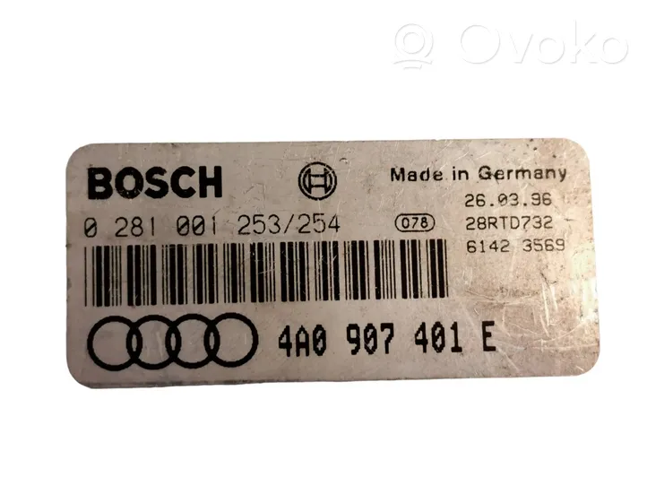 Audi A6 S6 C4 4A Sterownik / Moduł ECU 4A0907401E