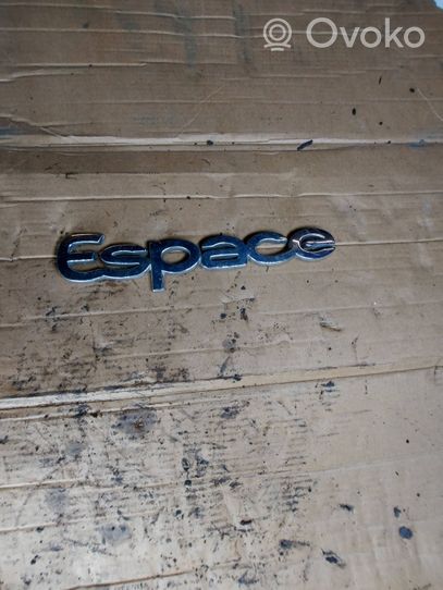 Renault Espace III Gamintojo ženkliukas/ modelio raidės 6SP6CC