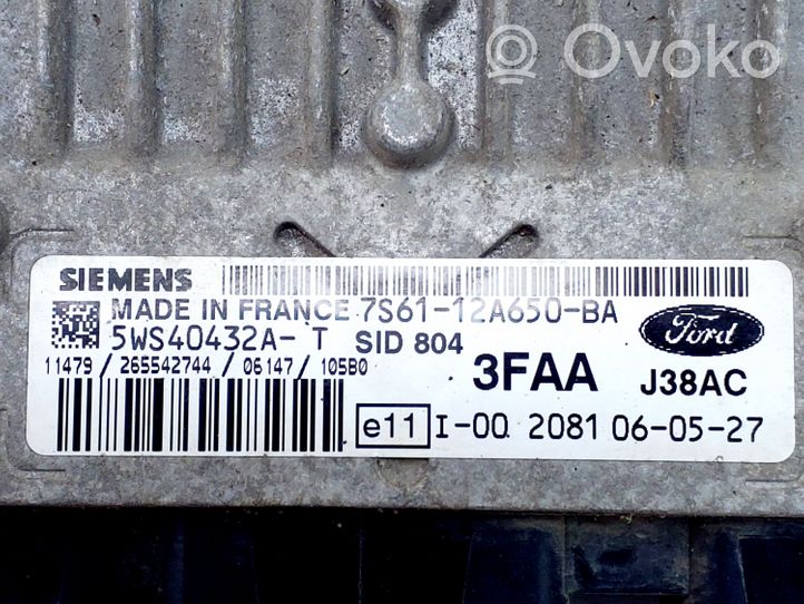 Ford Fusion Sterownik / Moduł ECU 7S6112A650BA