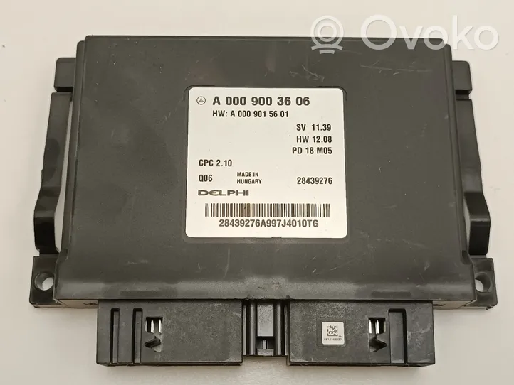 Mercedes-Benz GLA W156 Unité de commande, module PDC aide au stationnement A0009003606