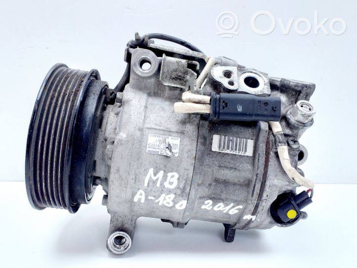 Mercedes-Benz A W176 Ilmastointilaitteen kompressorin pumppu (A/C) 4472501680