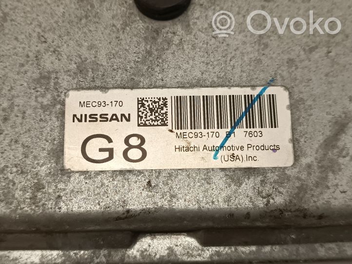 Nissan Tiida C11 Variklio valdymo blokas MEC93170