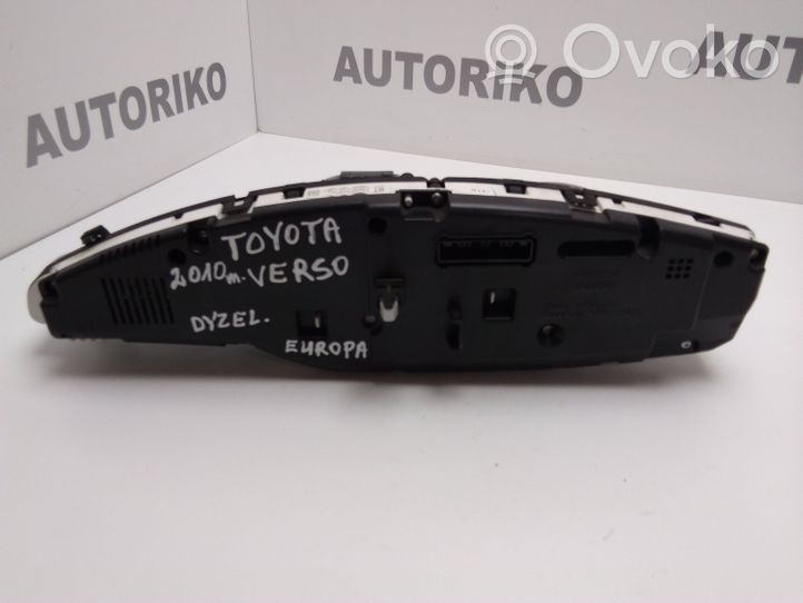 Toyota Verso Compteur de vitesse tableau de bord 838000F070
