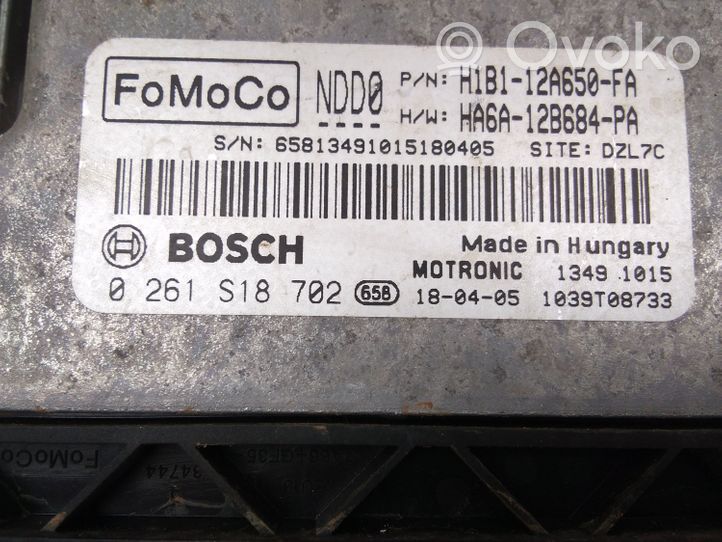 Ford Fiesta Calculateur moteur ECU 0261S18702