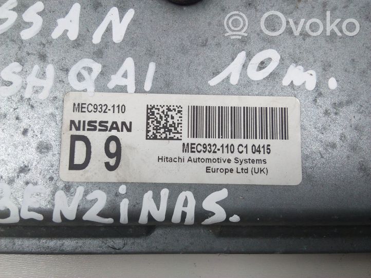Nissan Qashqai+2 Variklio valdymo blokas MEC932110C10415