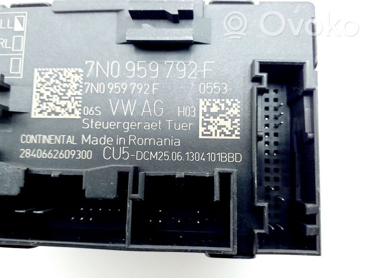 Volkswagen Sharan Durų elektronikos valdymo blokas 2840662609300