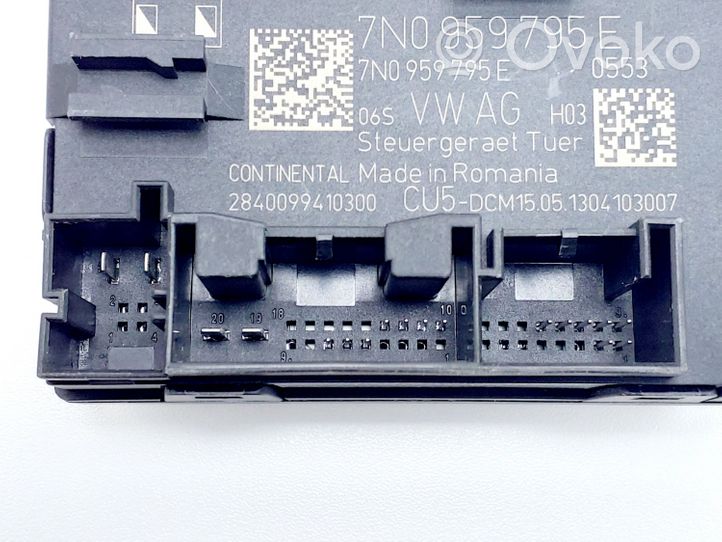 Skoda Yeti (5L) Oven ohjainlaite/moduuli 7N0959795E
