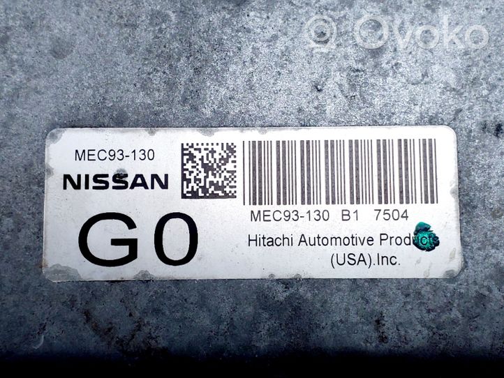 Nissan Tiida C11 Centralina/modulo del motore MEC93130