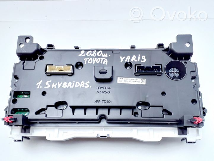 Toyota Yaris XP210 Spidometras (prietaisų skydelis) 83800K0270
