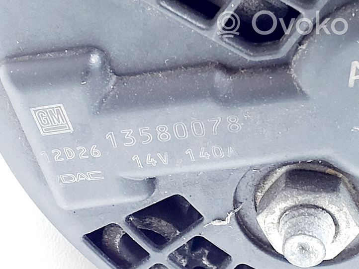 Chevrolet Orlando Generaattori/laturi 13580078