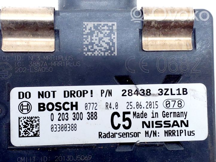 Nissan Pulsar Capteur radar de distance 284383ZL1B