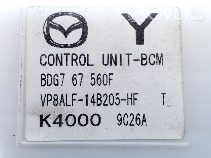 Mazda 3 II Korin keskiosan ohjainlaite VP8ALF14B205HF