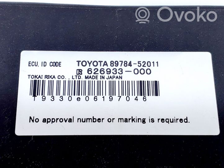 Toyota Urban Cruiser (XP110) Altri dispositivi 8978452011