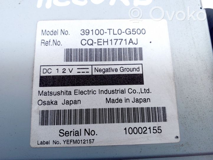 Honda Accord Changeur CD / DVD 39100TL0G500
