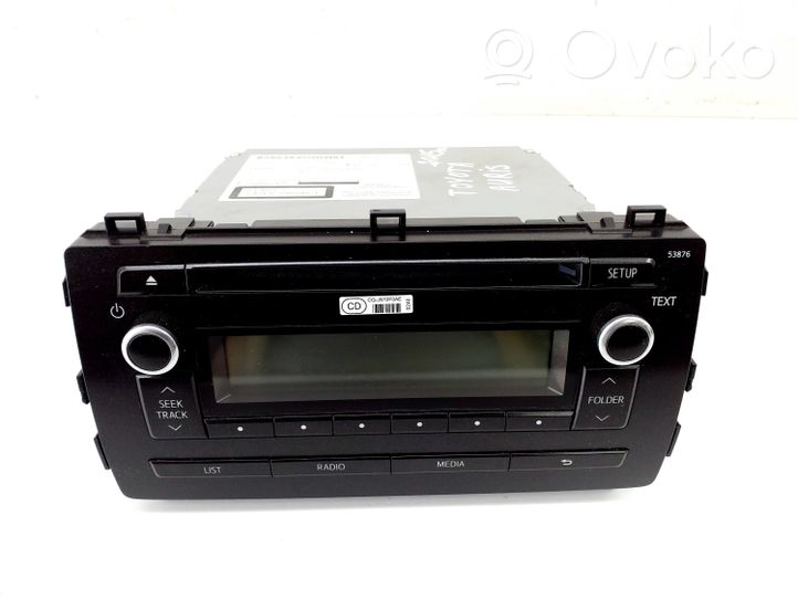 Toyota Auris E180 Radio/CD/DVD/GPS-pääyksikkö 8612002880