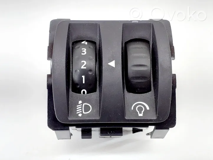 Renault Captur Headlight level height control switch 251900567R