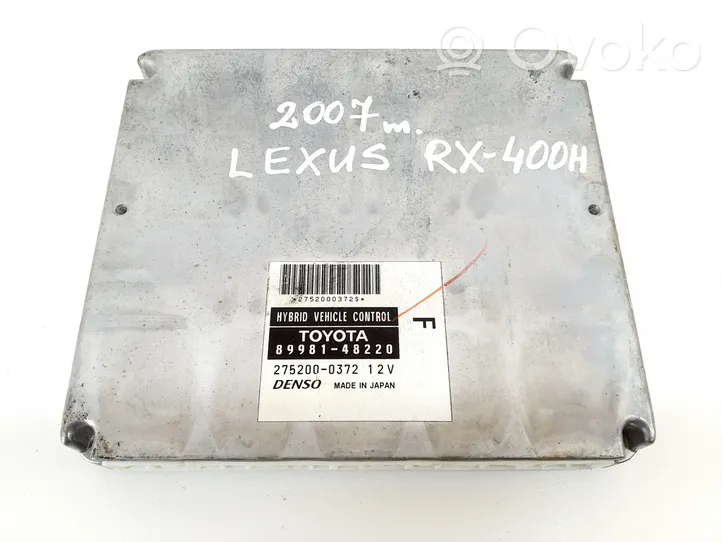 Lexus RX 330 - 350 - 400H Moottorin ohjainlaite/moduuli 8998148220