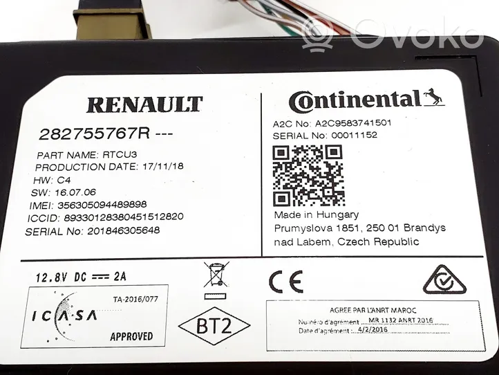 Renault Zoe Inne wyposażenie elektryczne 282755767R