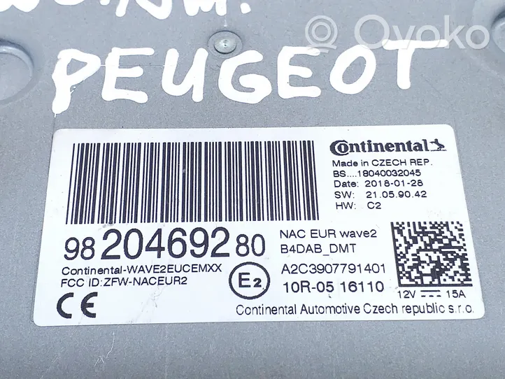 Peugeot 5008 Unité / module navigation GPS 9820469280