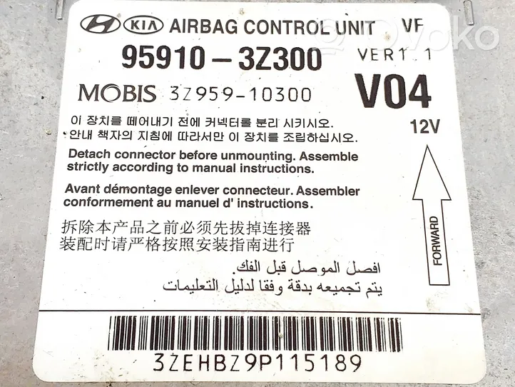 Hyundai i40 Centralina/modulo airbag 959103Z300